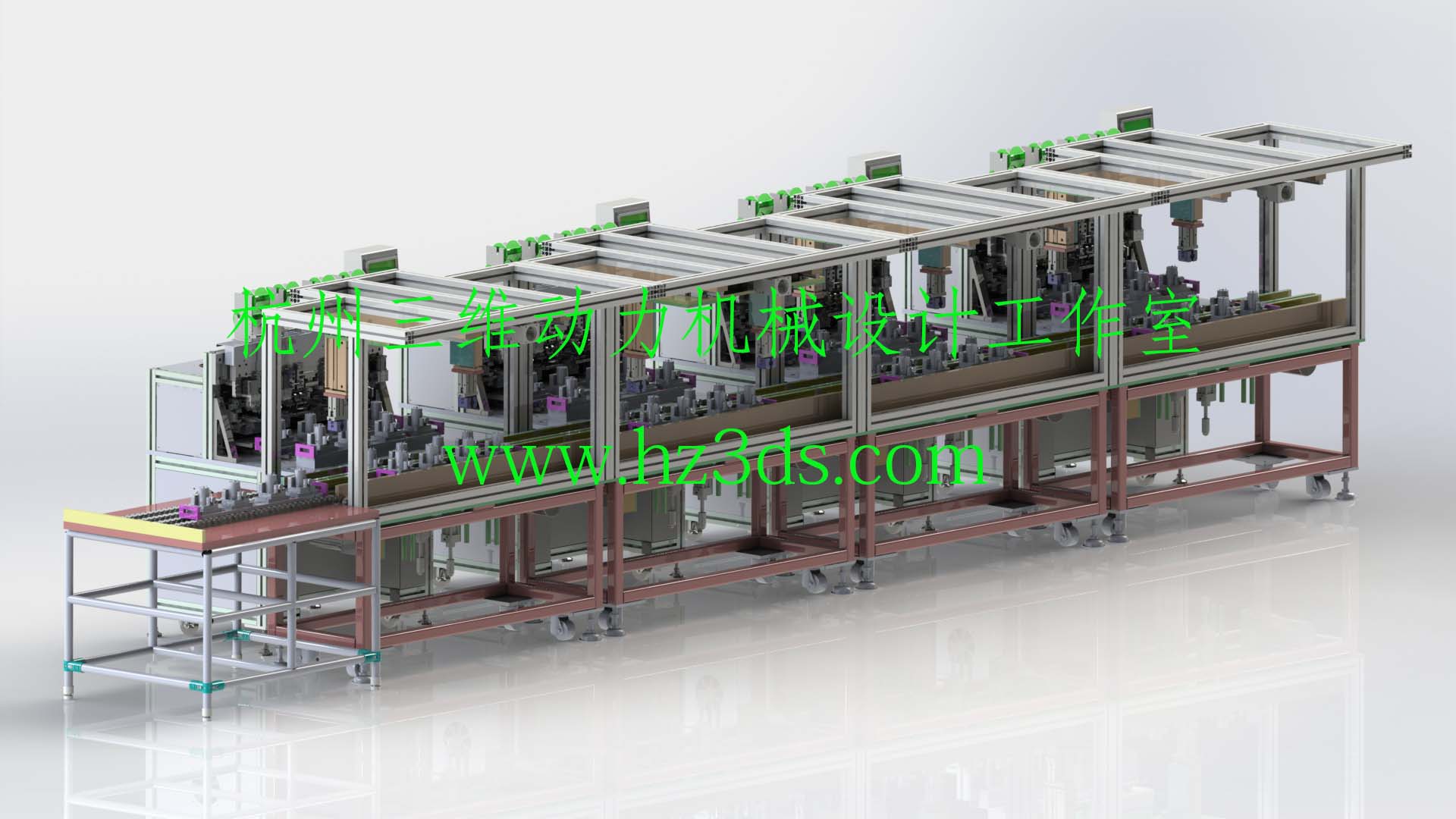 马达自动焊接流水线