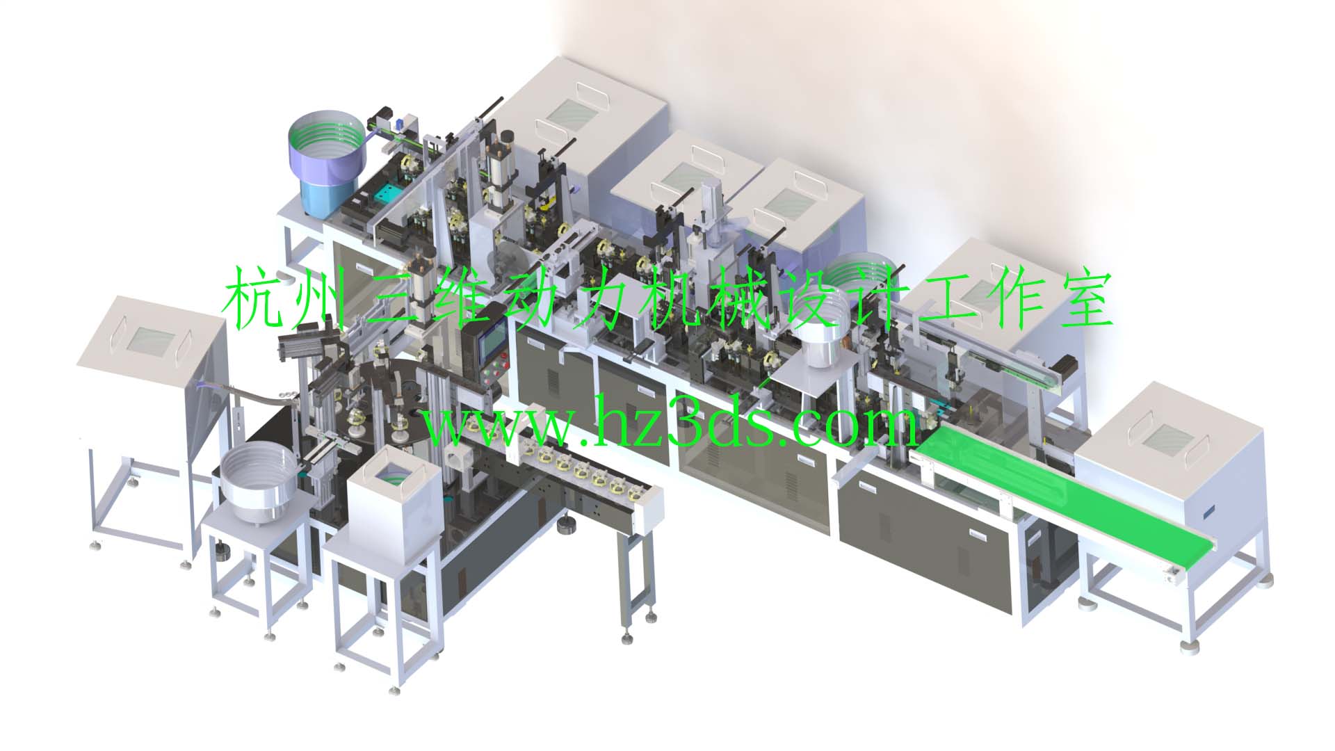 全自动马达组装生产线