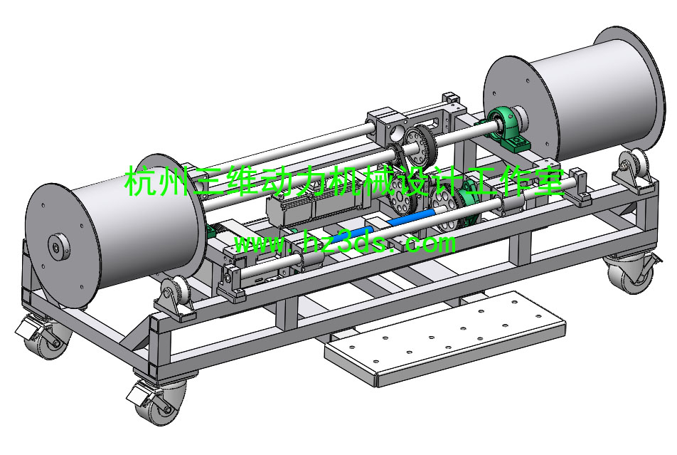 幕墙清洗机器人高空吊索装置（自动绕线系统 钢丝绳自动收放系统）