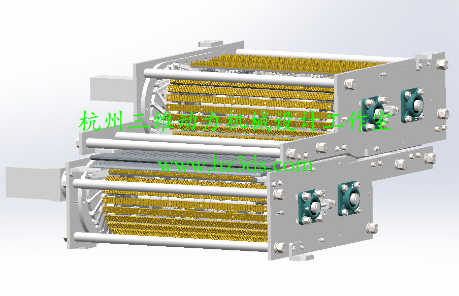 三明治网布热压缩成型设备